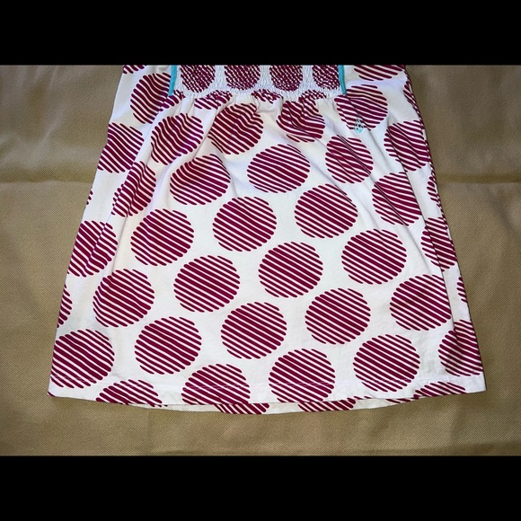 Volcom "Spain Drain" Top - White/Fuchsia Circles Flowy/Airy Y2K - Junior's XL - Picture 8 of 16